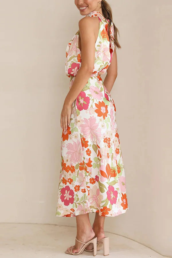 Evelyn Rose Satin Dress