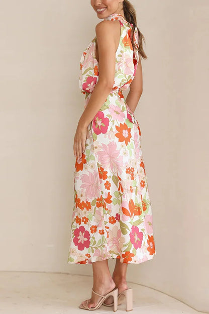 Evelyn Rose Satin Dress