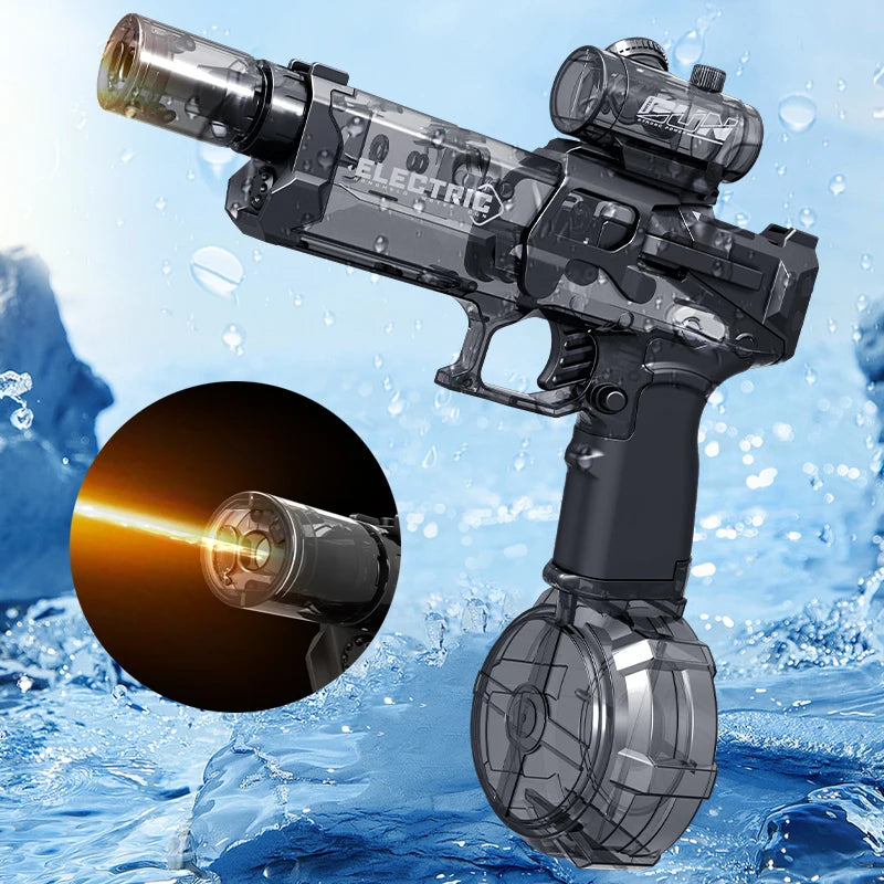 BlazeShot Electric Water Gun – Ice Blast Edition