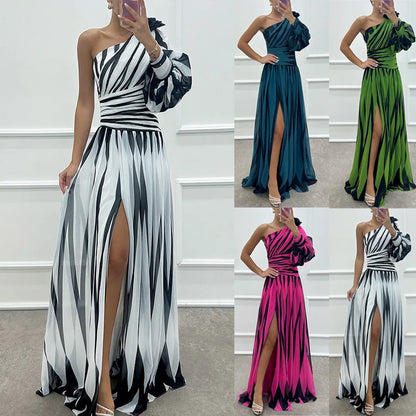 ELEGANT SPLIT MAXI DRESS