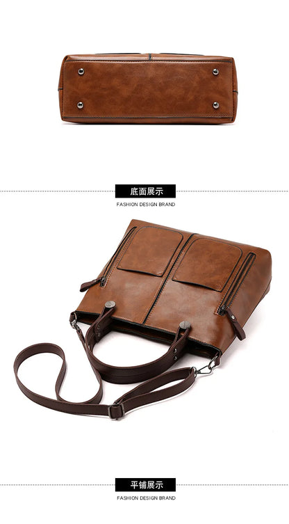 NOVA  LEATHER  SHOULDER BAG