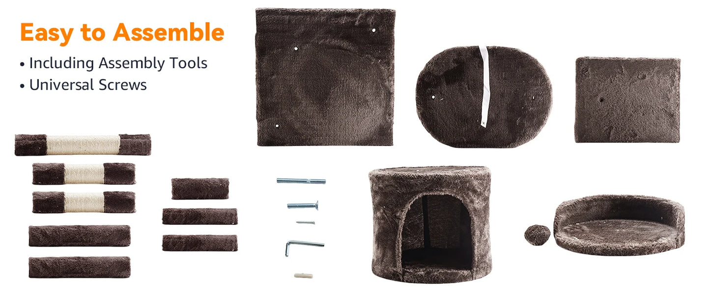 ClimbNest Multi-Level Cat Tower