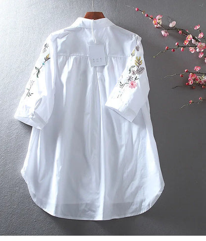 DANIELLE LINEN BLOUSE