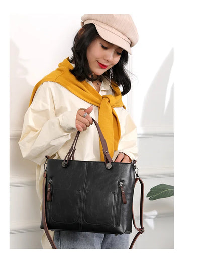 NOVA  LEATHER  SHOULDER BAG