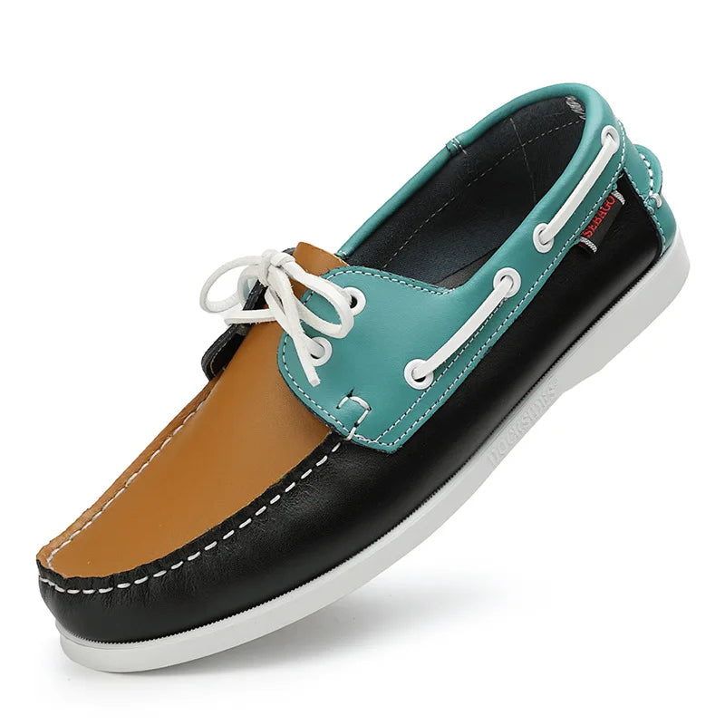 OLIVER LEATHER MOCCASIN SNEAKERS