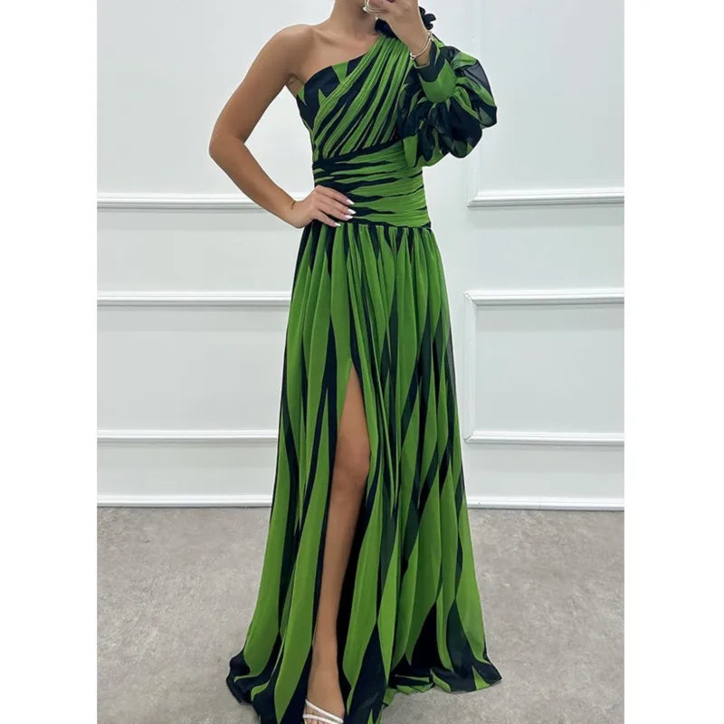 ELEGANT SPLIT MAXI DRESS