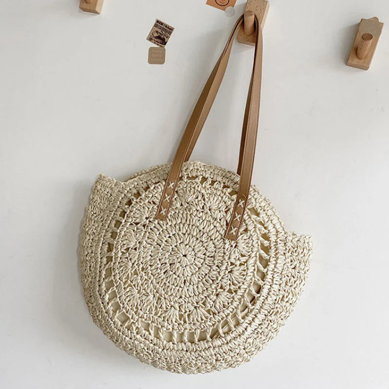 THE PORTOFINO STRAW TOTE