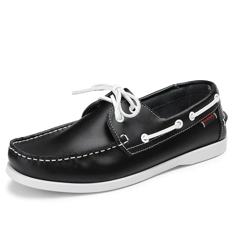 OLIVER LEATHER MOCCASIN SNEAKERS