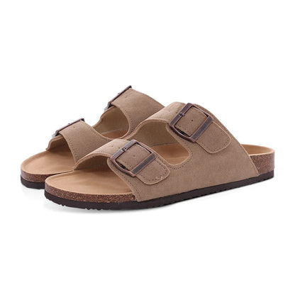 Kidmi Women’s Suede Buckle Sandals