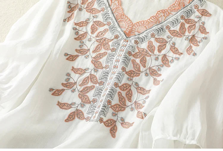 ALICE LINEN BLOUSE