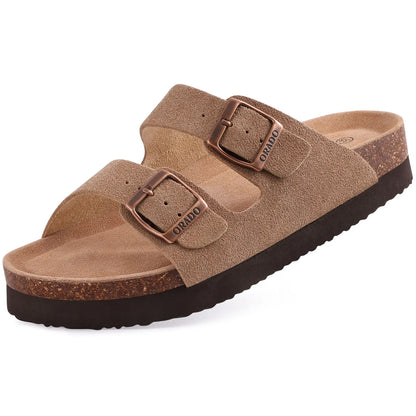 Kidmi Women’s Suede Buckle Sandals