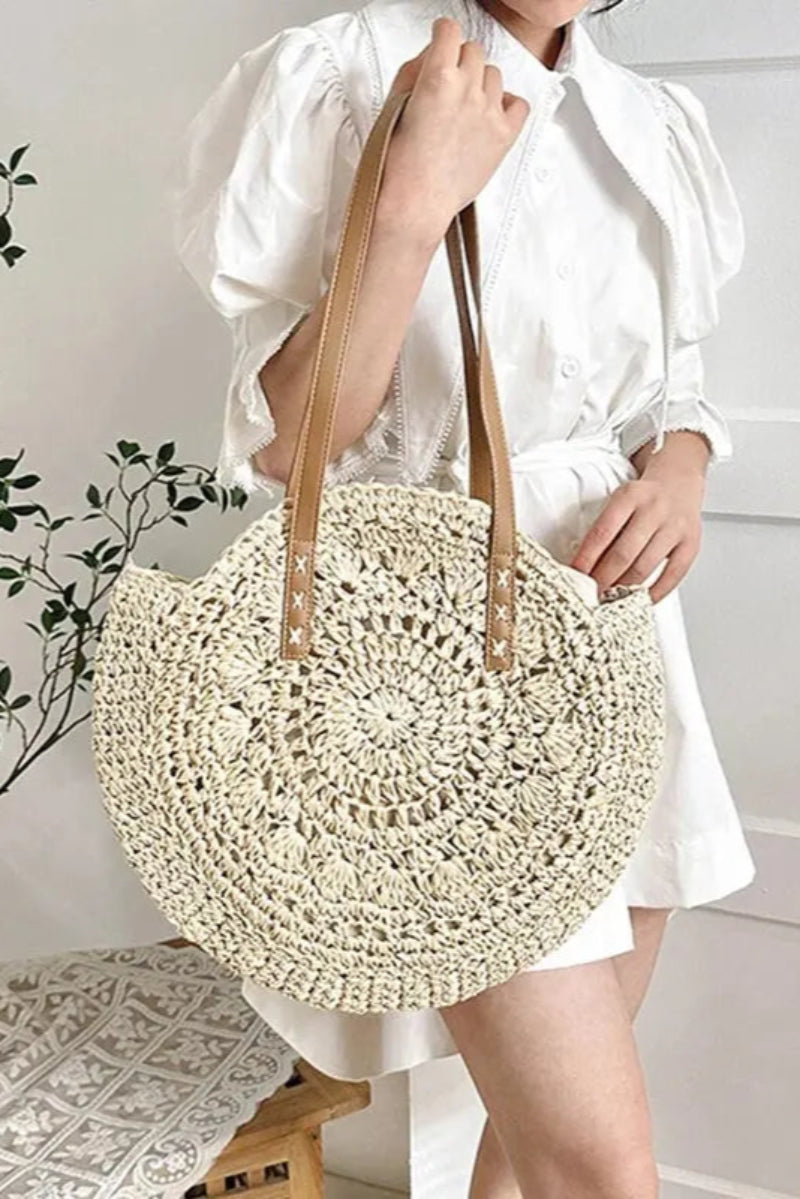 THE PORTOFINO STRAW TOTE