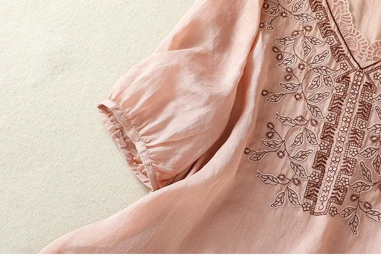 ALICE LINEN BLOUSE