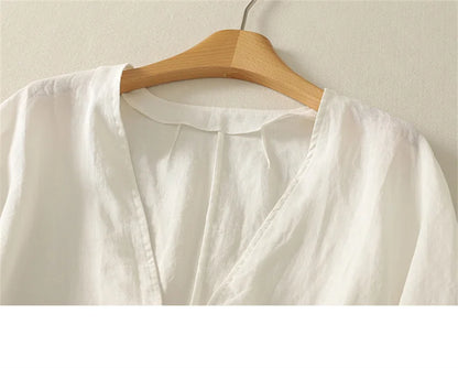 ERIN LINEN TOP