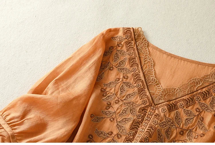 ALICE LINEN BLOUSE