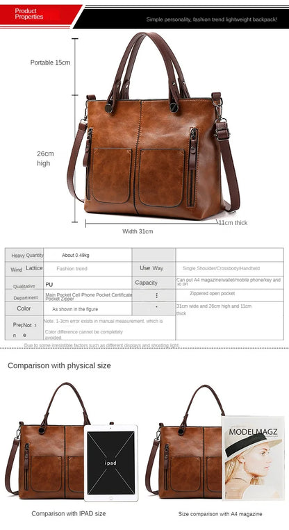 NOVA  LEATHER  SHOULDER BAG