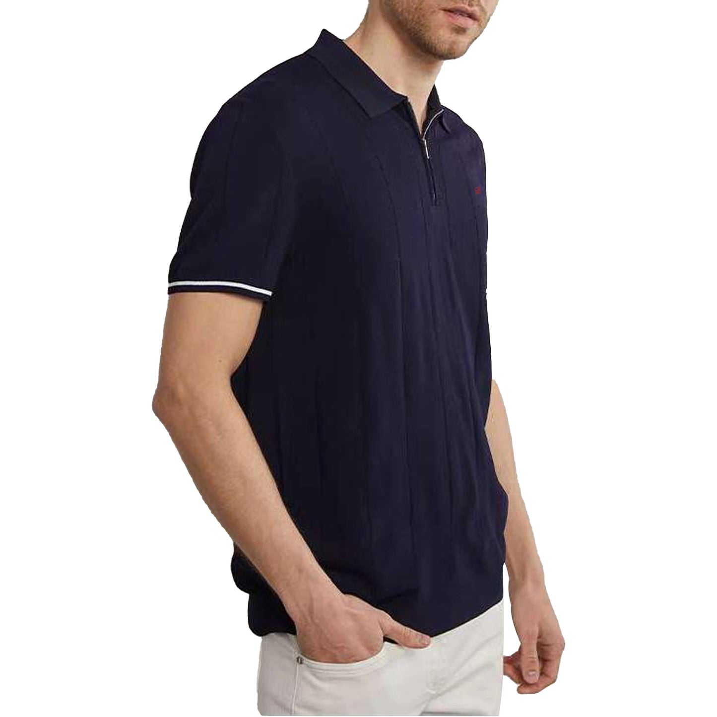 ECHO RIBBED POLO