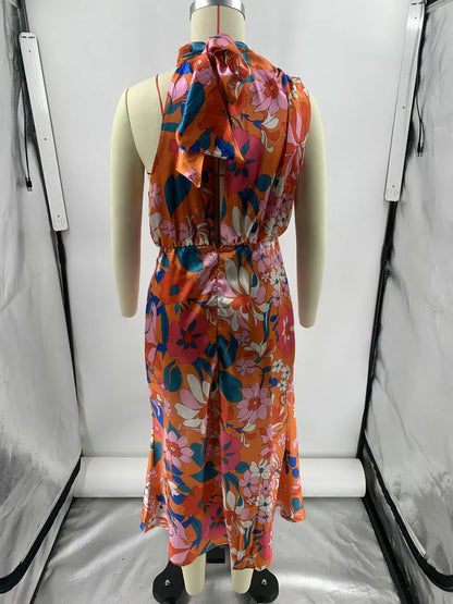 Evelyn Rose Satin Dress
