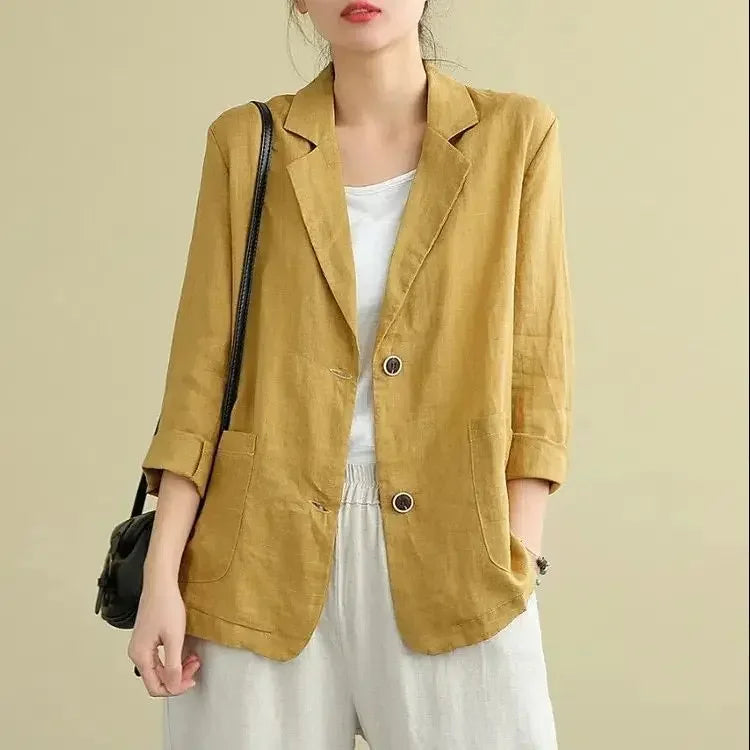 Edith Linen Light Jacket