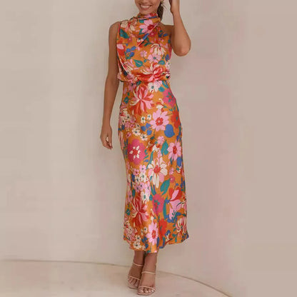 Evelyn Rose Satin Dress