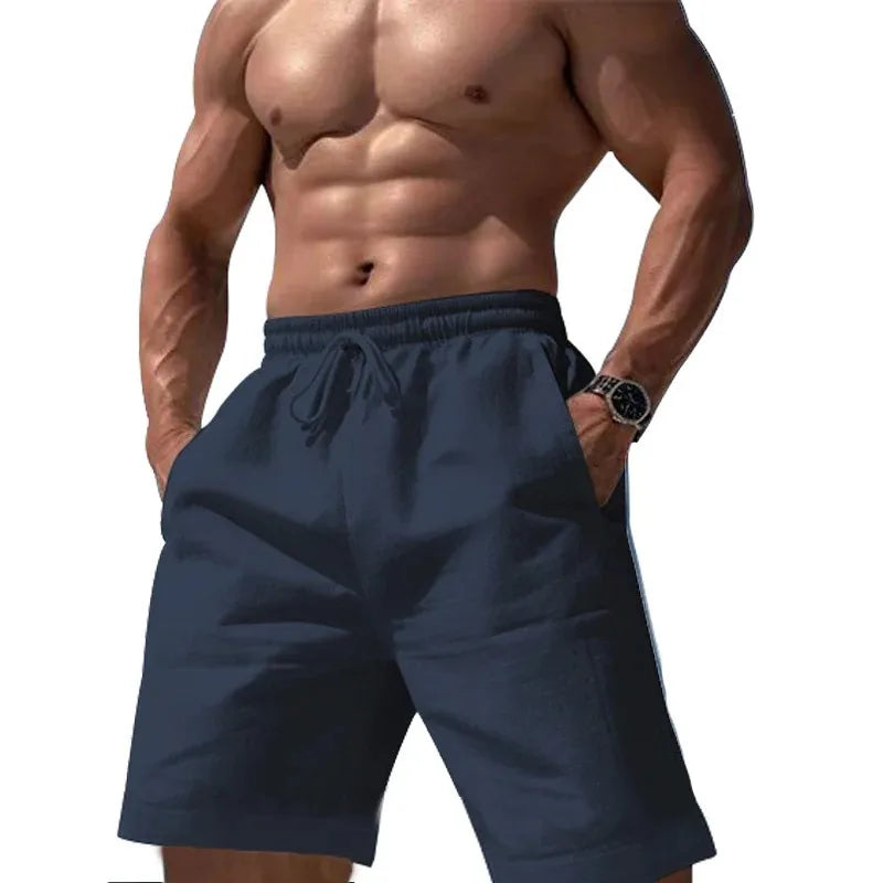 RYDER LINEN JOGGER SHORTS