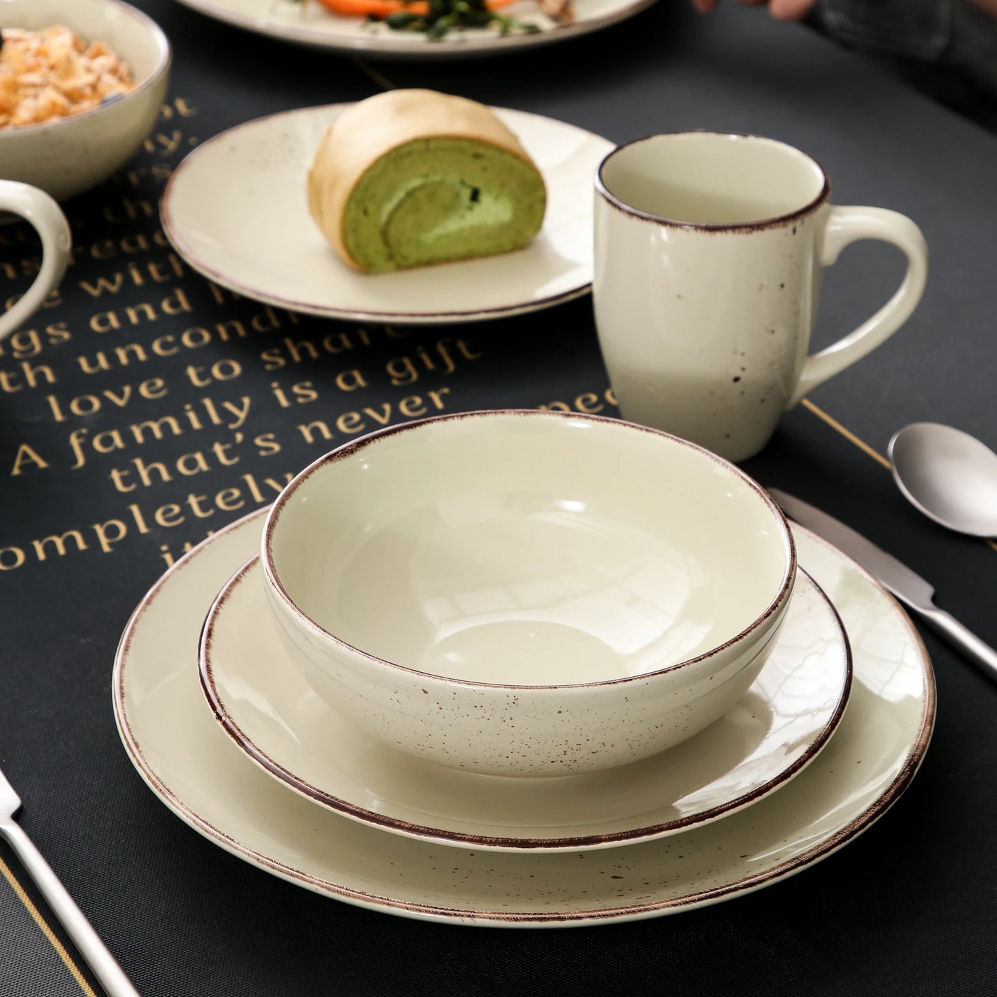 Malacasa Nature Stoneware Set