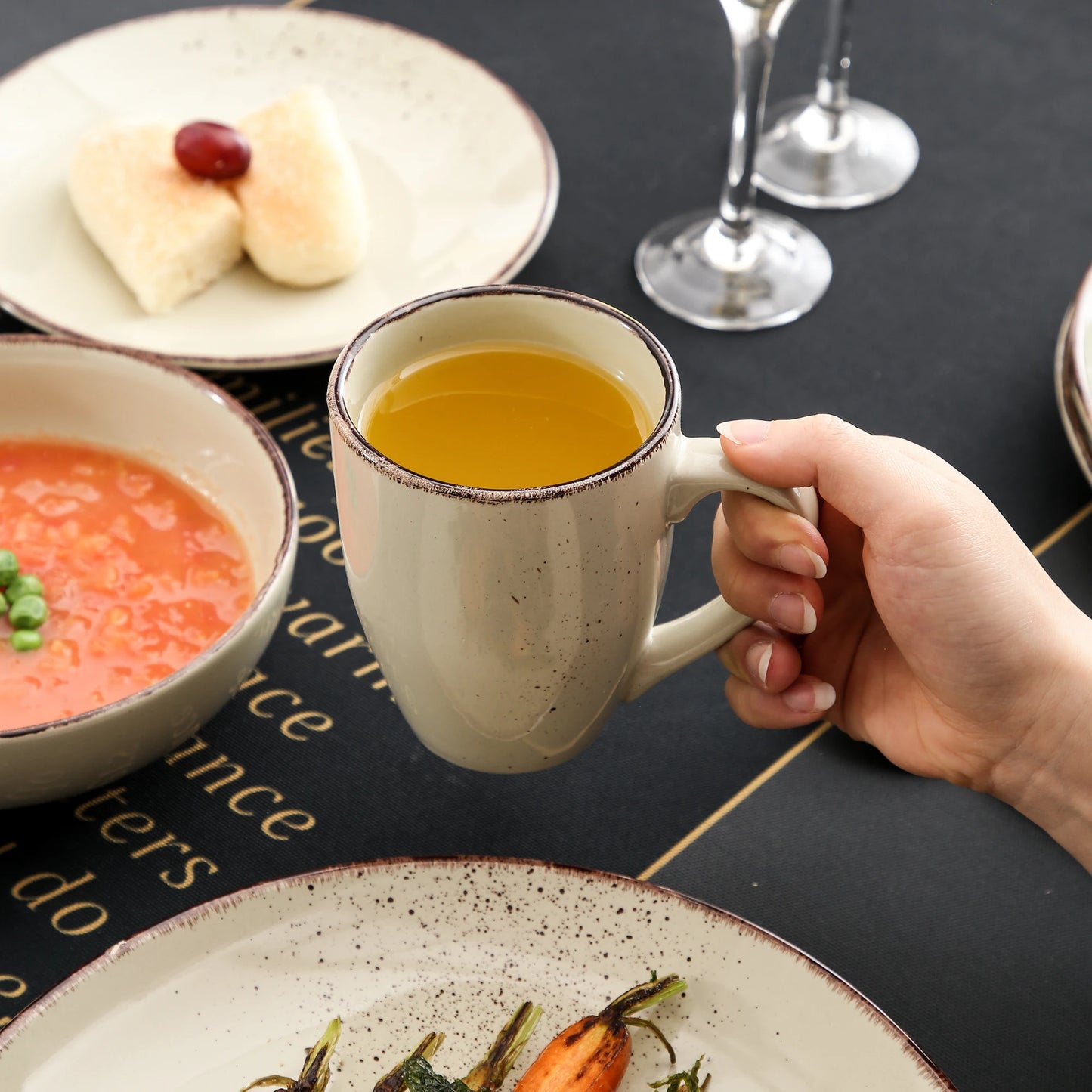 Malacasa Nature Stoneware Set
