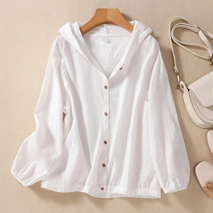 VERA LINEN HOODIE