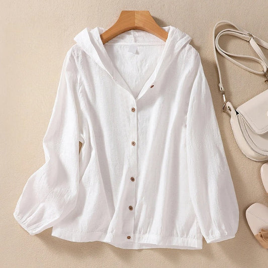 VERA LINEN HOODIE