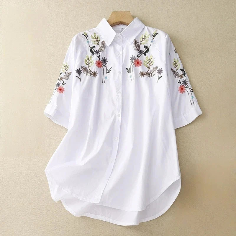 DANIELLE LINEN BLOUSE