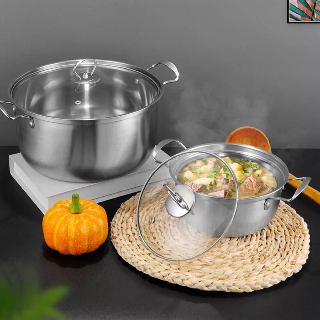 Stainless Steel 11-Piece Cookware Set