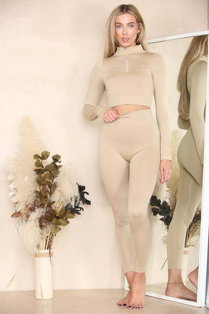 SOPHIE RIBBED SET