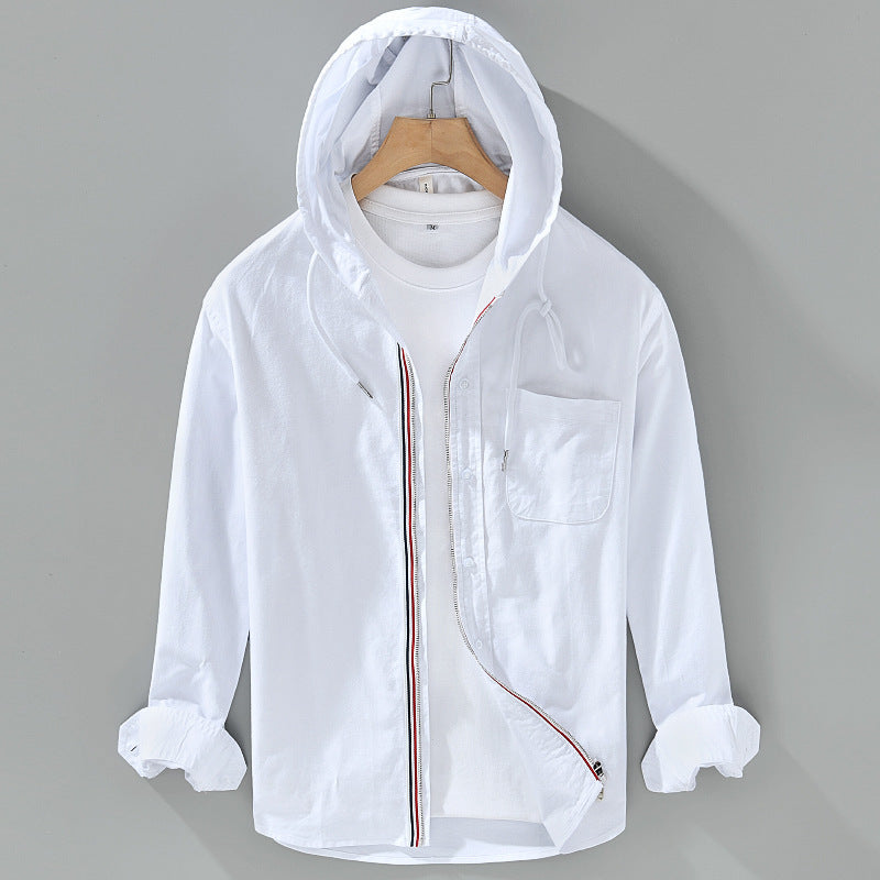 JAMES LINEN HOODIE