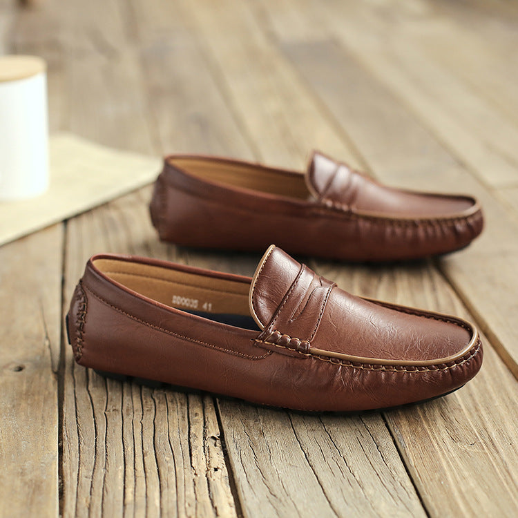 OLIVER CLASSIC SOFT-SOLED LEATHER SHOES