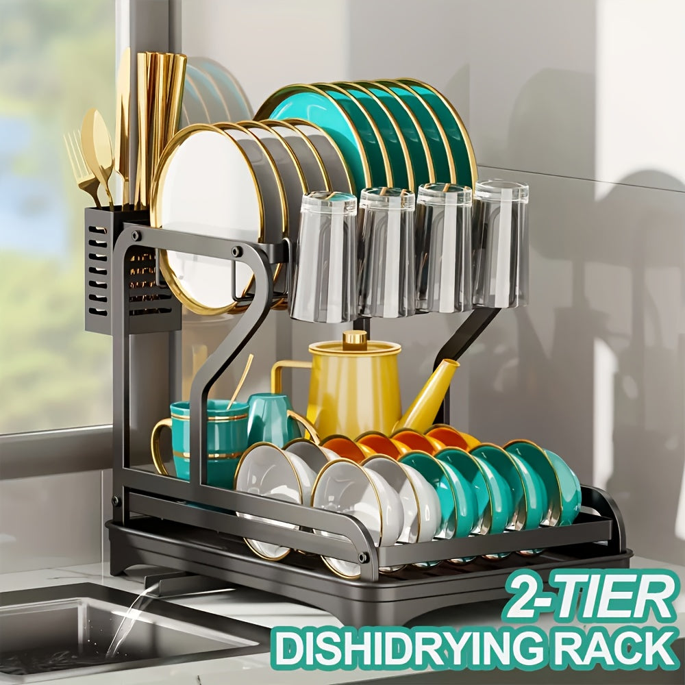 2-Tier Dish Rack