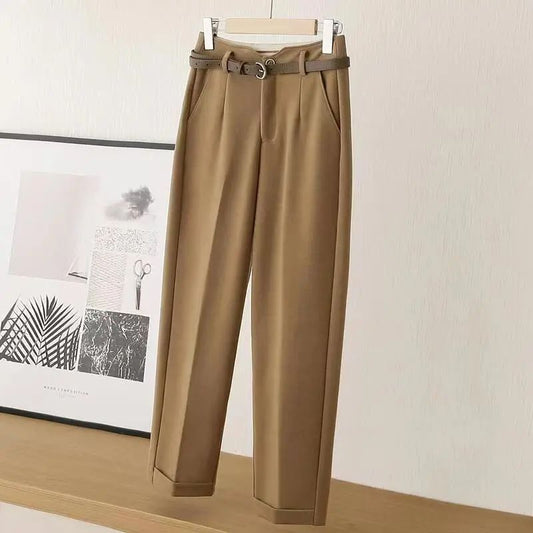 FAYE SLIM LUXE HIGH-WAISTED PANTS