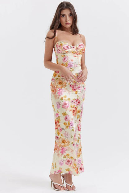 FREYA’S FLORAL SUNLIT MAXI