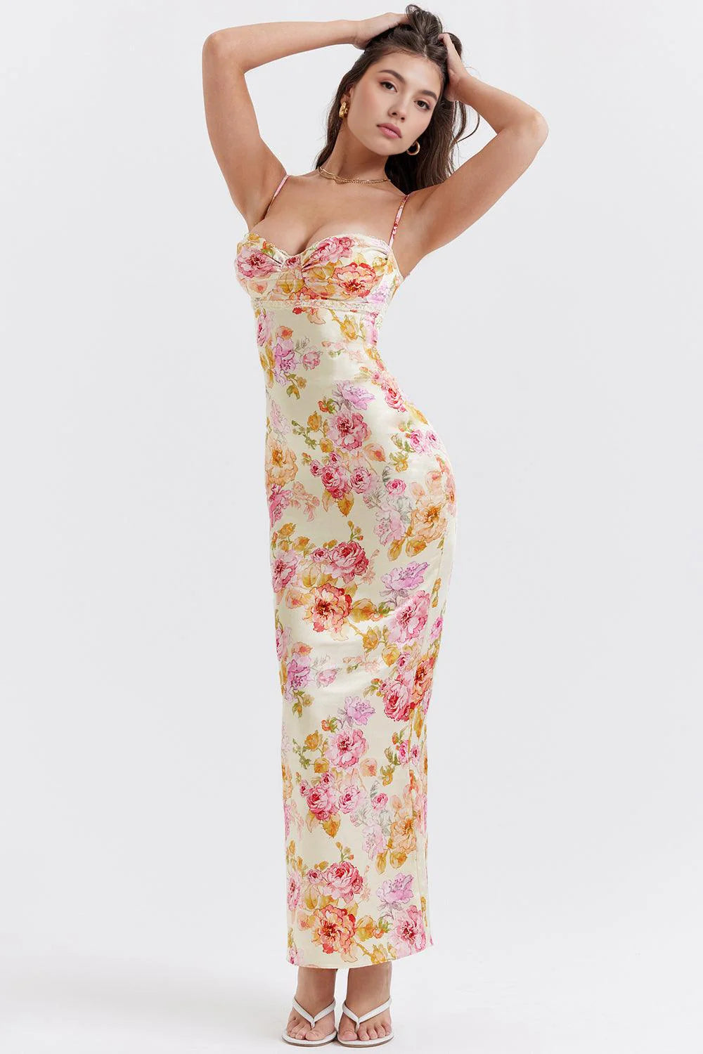 FREYA’S FLORAL SUNLIT MAXI