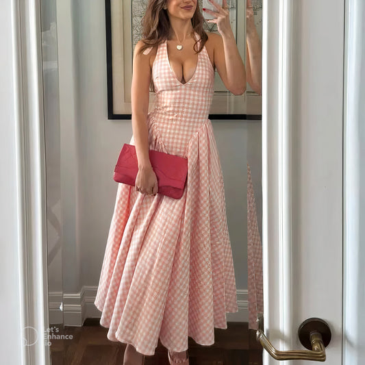 Elowen Grace Plaid Dress